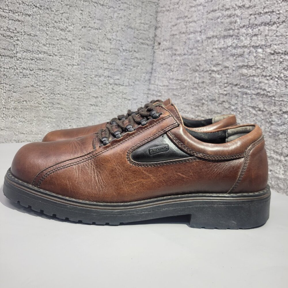 Josef Seibel Men's Size EU 41 US 9 Brown Leather Oxford Lace Up Oxford Shoes - Picture 4 of 10
